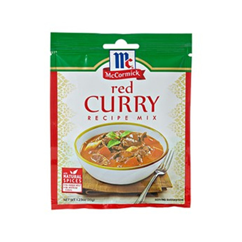 Mccormick redcurry recipe mix 35g