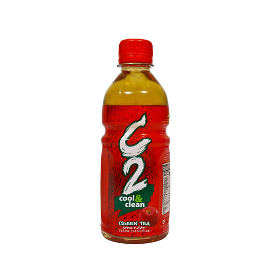 C2 GREEN TEA APPLE 355ML