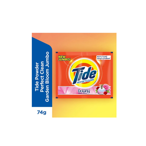 타이드 Tide Perfect Clean Garden Bloom Laundry Powder Detergent | 74g Jumbo