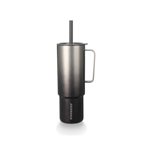 스타벅스 Starbucks: Holiday Collection: Silver Grey Glitter Stainless Steel Cold Cup 940ml