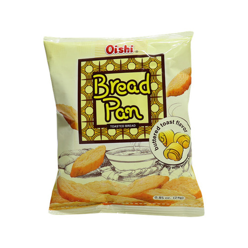 브레드 팡 버터 토스트 맛 과자 Bread Pan Buttered Toast Flavor 24G