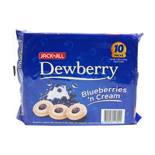 드루베리 쿠키 Dewberry Blueberries & Cream10s