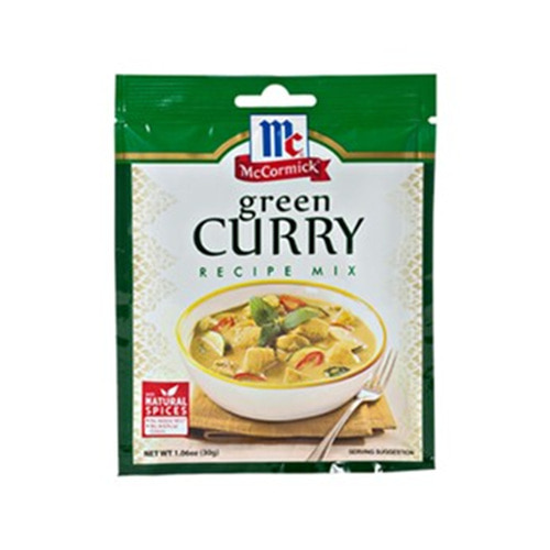 mccormick grn curry recipe mix 30g
