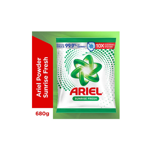 아리엘 Ariel Sunrise Fresh Laundry Powder Detergent | 680g