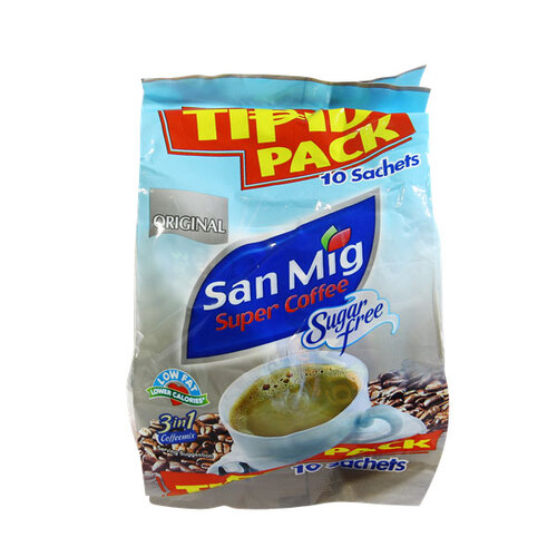 SAN MIG COFFEE 3IN1 SUGARFREE TIPIDPCK 7G10S