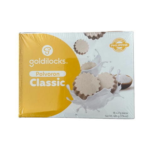 필리핀 Classic Polvoron Box 18 pcs 486g