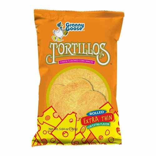 Granny goose tortillos cheese 160g