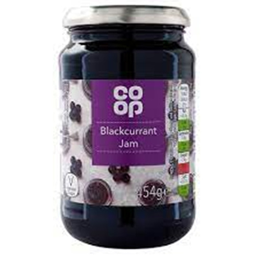 Co op Blackcurrant Black currant jam 454g