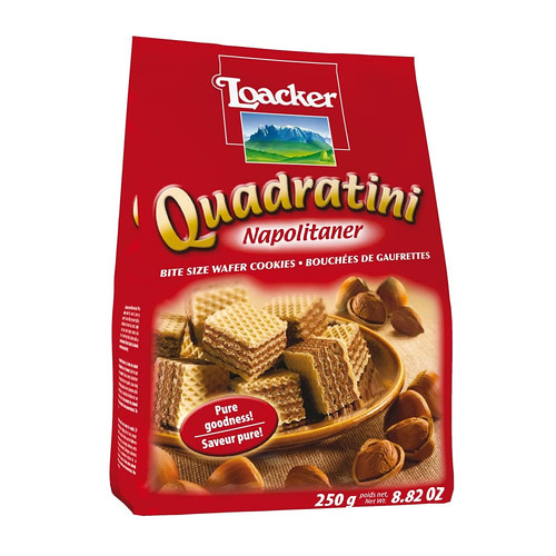 로아커 Loacker Quadratini napoliyner 250g