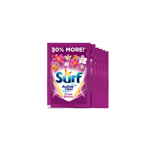 서프 Surf Purple Blooms Laundry Powder Detergent | 65g Sachet