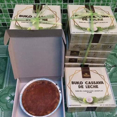 필리핀 케잌 Buko Cassava De Leche from Laguna 550g