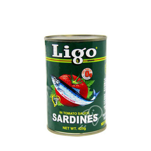 필리핀 Ligo Sardines In Tomato Sauce Easy Open 425G