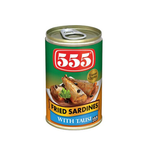 필리핀 555 Fried Sardines W/ Tausi 155G