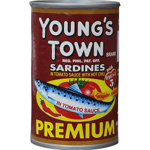 youngstown sardines in tomato sauce with chili red 영스타운 사딘스 레드 155g
