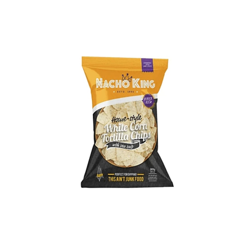 나초 킹 화이트 Nacho King White Corn Tortilla Chips with Sea Salt | 283g