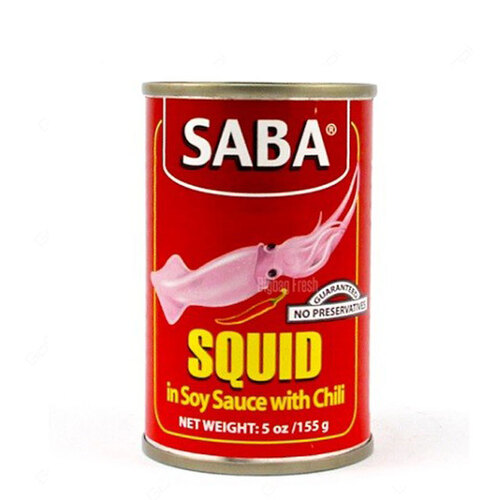 필리핀 Saba Squid Soy Sce Chili 155G