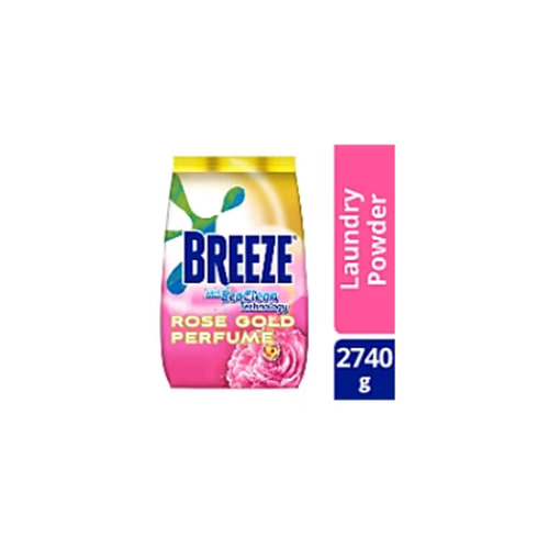 브리즈 Breeze Powder Detergent With Rose Gold Perfume | 2.74kg Pouch