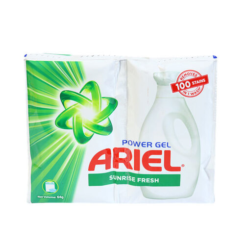 ARIEL LIQUID DETERGENT SUNRISE FRESH 64G 6S