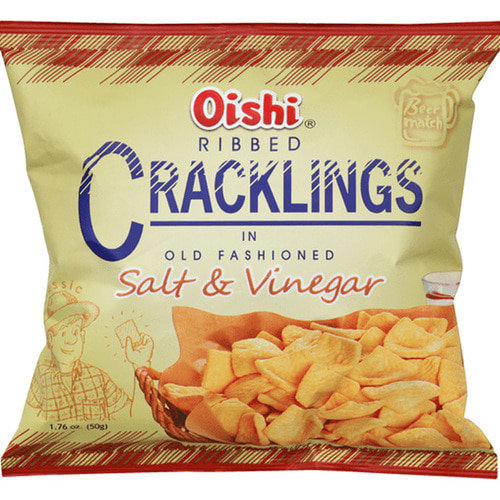 Oishi cracklings salt&vinegar 오이쉬 크레클링  50g