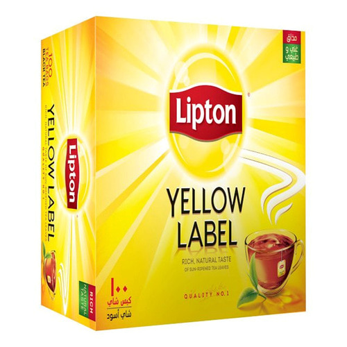 립톤 Lipton Yellow label tea 2g x 100