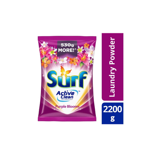 서프 Surf Purple Blooms Laundry Powder Detergent | 2.2kg Pouch