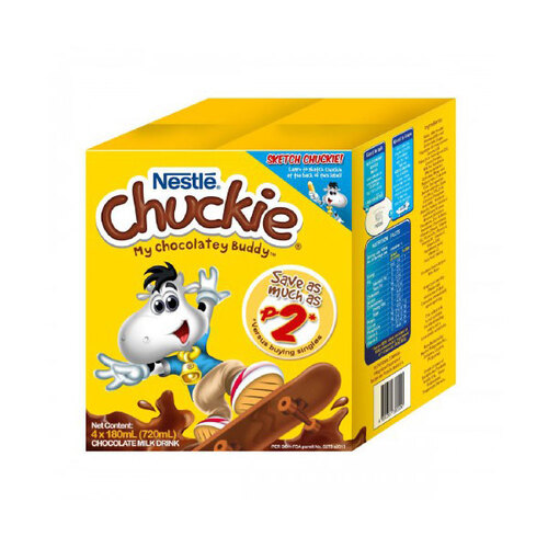 필리핀 네슬레 Nestle Chuckie Calci-N Mp 4X180Ml
