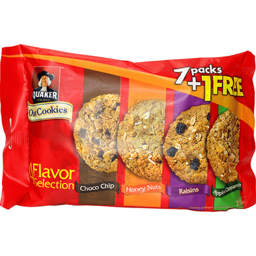 퀘이커 Quaker Cookies variety pack 216g 7+1