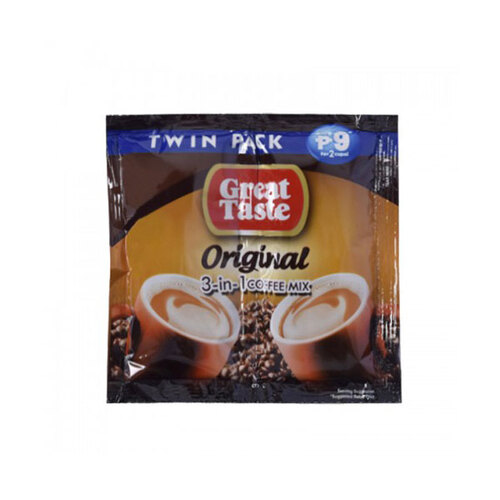 필리핀 인스턴트 커피 Great Taste Original 3N1 Twinpack 33gx10s