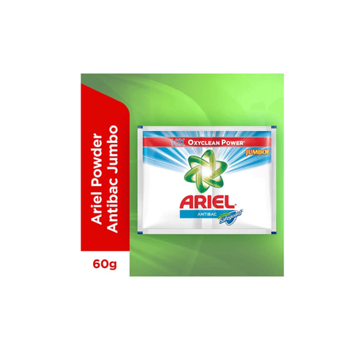 아리엘 Ariel Antibac Laundry Powder Detergent | 60g