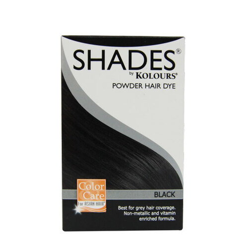SHADES BY KOLOURS HAIR DYE BLACK 9GM