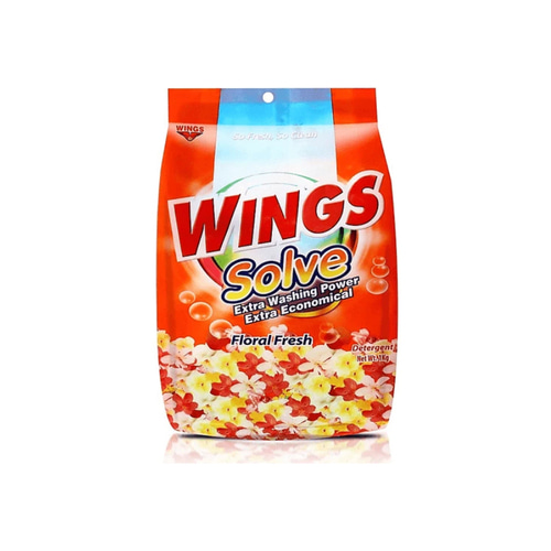 윙스 Wings Solve Detergent Powder Floral Fresh | 1.2kg
