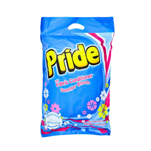 PRIDE DETERGENT POWDER W/ FABCON 2KG