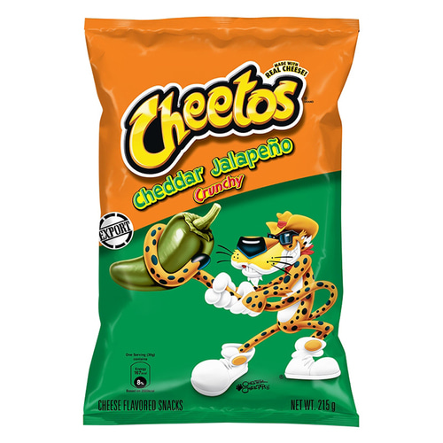 치토스 Cheetos Cheddar jalapeno 215g