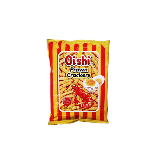 오이시 크래커 Oishi Prawn Crackers Salted Egg | 60g