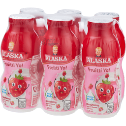 Alaska Fruitti Yo! Strawberry Yoghurt-Flavored Milk Drink | 80ml x 6s