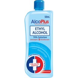 AlcoPlus Ethyl Alcohol 70% Solution | 500ml