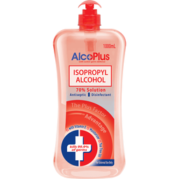 AlcoPlus Isopropyl Alcohol 70% Solution | 1L