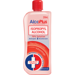 AlcoPlus Isopropyl Alcohol 70% Solution | 250ml