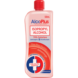 AlcoPlus Isopropyl Alcohol 70% Solution | 500ml