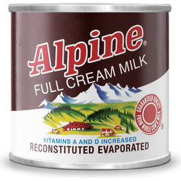 AlpAlpine Full Cream Evaporated Milk | 154ml