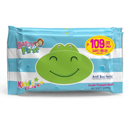 Baby First Wipes Powder | 60s x 2pcs