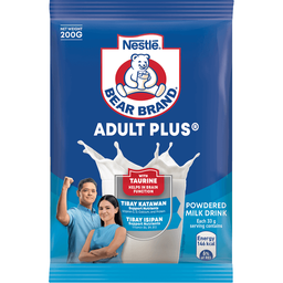 Bear Brand Adult Plus Powdered Milk | 200g