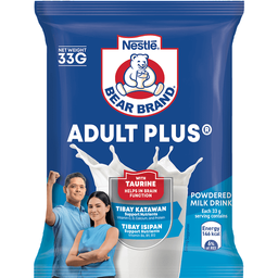 Bear Brand Adult Plus Powdered Milk | 33g