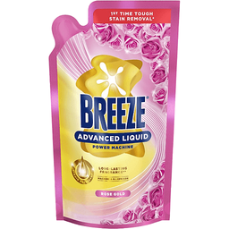 Breeze Liquid Detergent Powermachine with Rose Gold Perfume Pouch | 725g