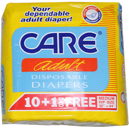 Care Adult Diaper Medium | 10s