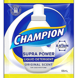 Champion Liquid Detergent High Foam | 65ml x 6s