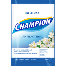 Champion Liquid Fabric Conditioner Antibacterial 28ml