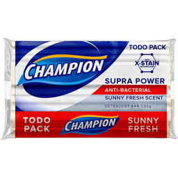 Champion Supra Clean Sunny Fresh Detergent Bar | 130g