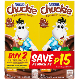 Chuckie Chocolate Milk Drink | 1L x 2s