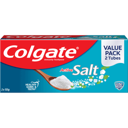 Colgate Active Salt Toothpaste Twin Pack | 133g x 2s